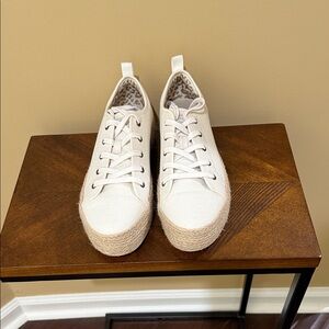 BOBS from Skechers Cream Espadrille Sneakers